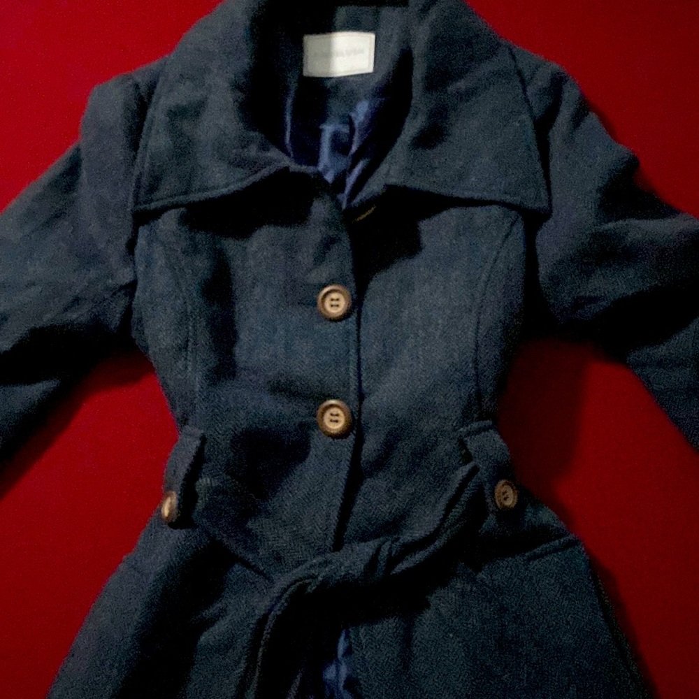 Pink Blush Dress Coat Size Medium 30% Wool, 70% Polyester
